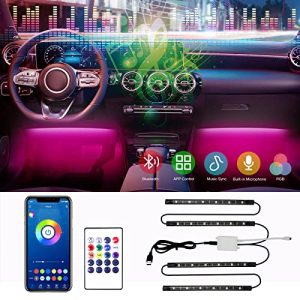 Interior Car Lights Two Line with 4 Led Strips Waterproof