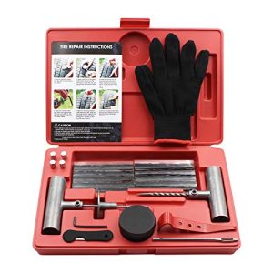 Tire Repair Kit, 34pcs Tire Patch Kit with Plugs