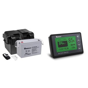 RV AGM Battery 500A Battery Monitor