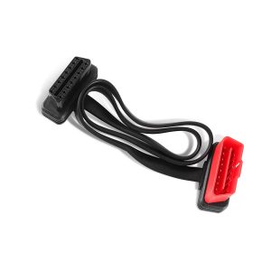 Car Flat Ribbon OBD2 16 Pin Splitter Extension Cable