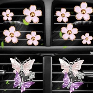 10 Pieces Car Air Freshener Dual Butterfly Air Vent Clips