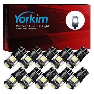 Yorkim LED Bulbs White 6000k Super Bright 5th Generation
