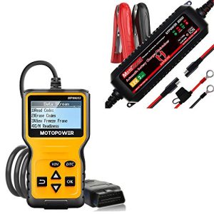 Battery Charger Maintainer Car OBD2 Code Reader Scanner