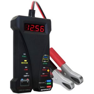 Digital Car Battery Tester Voltmeter and Charging System