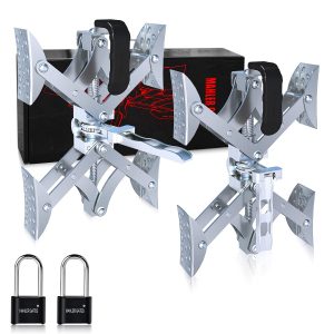 RV Tire Locking X-Shaped Chock Wheel Stabilizer