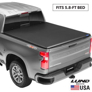 Lund Genesis Tri-Fold Soft Folding Truck Bed Tonneau Cover
