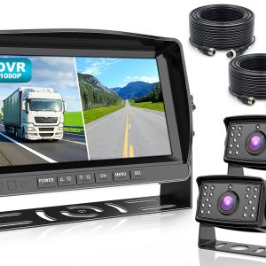 Fookoo Ⅱ HD 1080P 9" Wired Backup Camera System