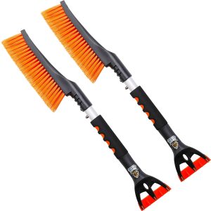 24” Snow Brush with Ice Scraper 2 Pack