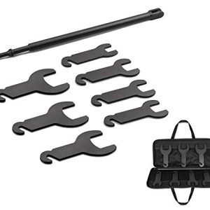 Pneumatic Fan Clutch Wrench Kit Removal Tool Kit Compatible with Ford/GM/Chrysler/Jeep