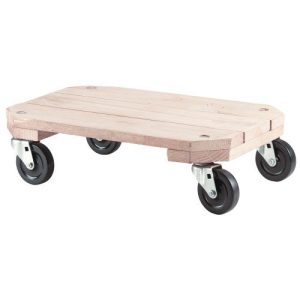Shepherd Hardware Solid Wood Plant Dolly