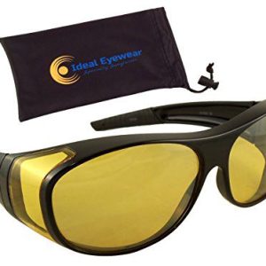 Night Driving Wear Over Glasses Yellow Lens