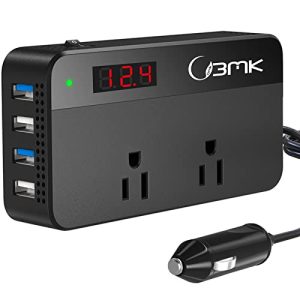 Car Inverter 4 USB Ports Charger Adapter