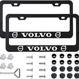 Volvo Aluminum Alloy Logo License Plate Frame