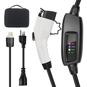 Portable EVSE with NEMA6-20 Plug & NEMA 5-15 Adapter