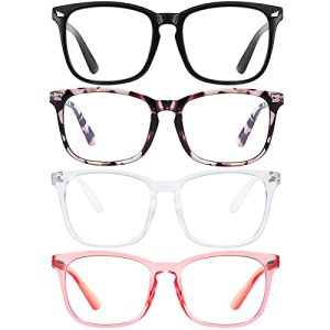 Blue Light Blocking Glasses Square Nerd Eyeglasses