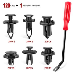 Nilight 120PCS Car Retainer Clips & Fastener Remover