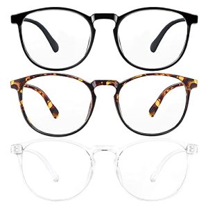 3-Pack Blue Light Blocking Glasses for Women/Men