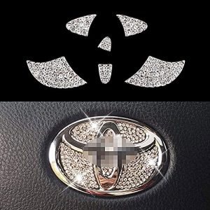 Toyota Bling Steering Wheel Logo Caps