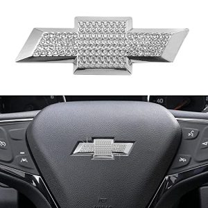 Bling Bling Car Steering Wheel bowtie Emblem Fit