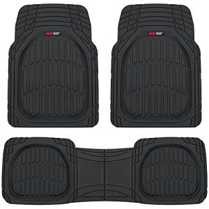 Black Floor Mats for Car SUV Truck & Van-All Weather Protection