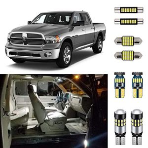 AUTOGINE 12 Piece White Interior LED Lights Kit