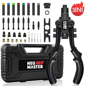 Professional Rivet Gun Hand Riveter Nut Setter Kit