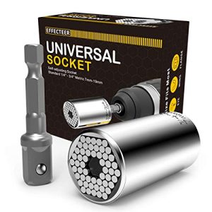 Self-adjusting Socket Fits Standard 1/4'' - 3/4'' Metric