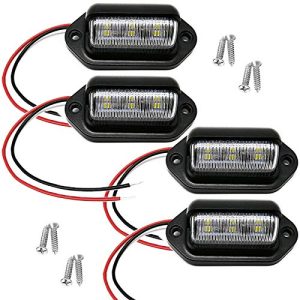 Xenon White LED License Plate Light