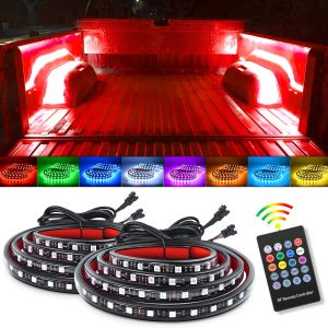 Truck Bed Light Strip Kit 180 LED RF Remote Control